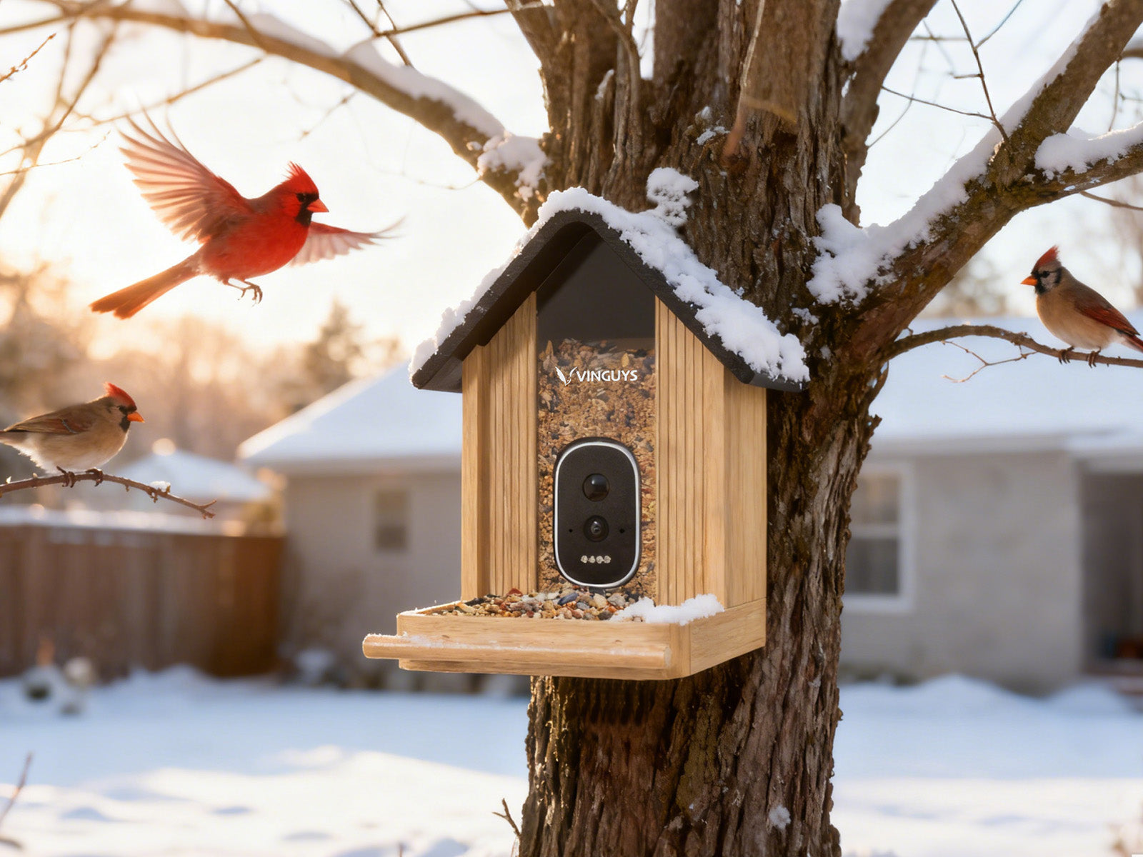 How to Identify the Birds Visiting Your Backyard This Winter