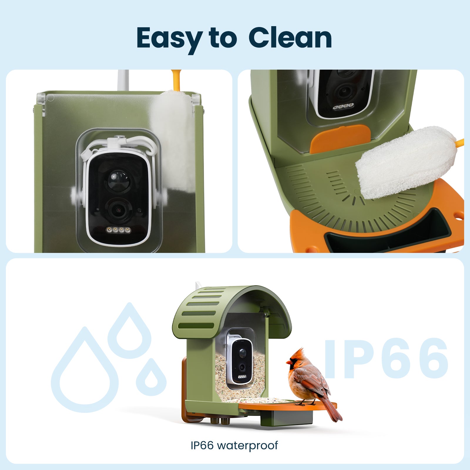 VINGUYS Smart Bird Feeder V-Feeder 2.5K Camera