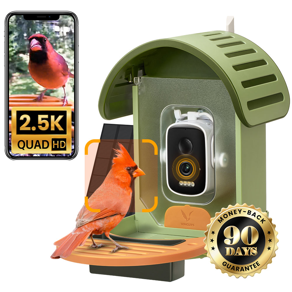 VINGUYS Smart Bird Feeder V-Feeder 2.5K Camera