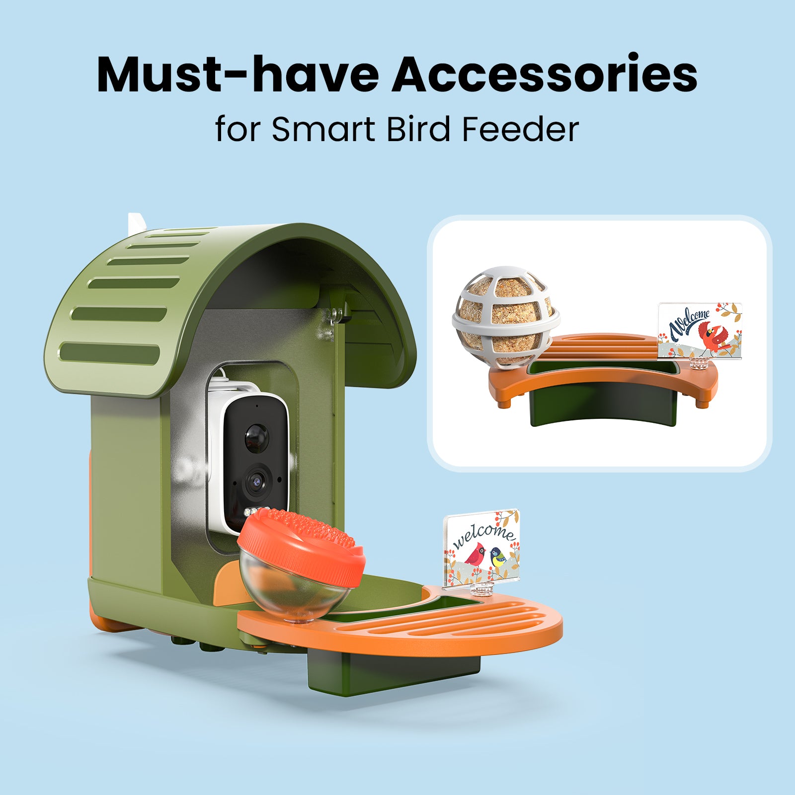 VINGUYS Bird Feeder DIY Add-Ons