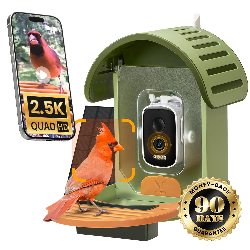 VINGUYS Smart Bird Feeder V-Feeder 2.5K Camera