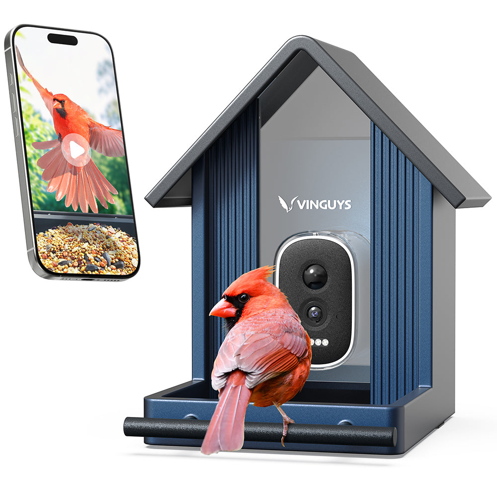 VINGUYS Smart Bird Feeder V-Feeder Metal