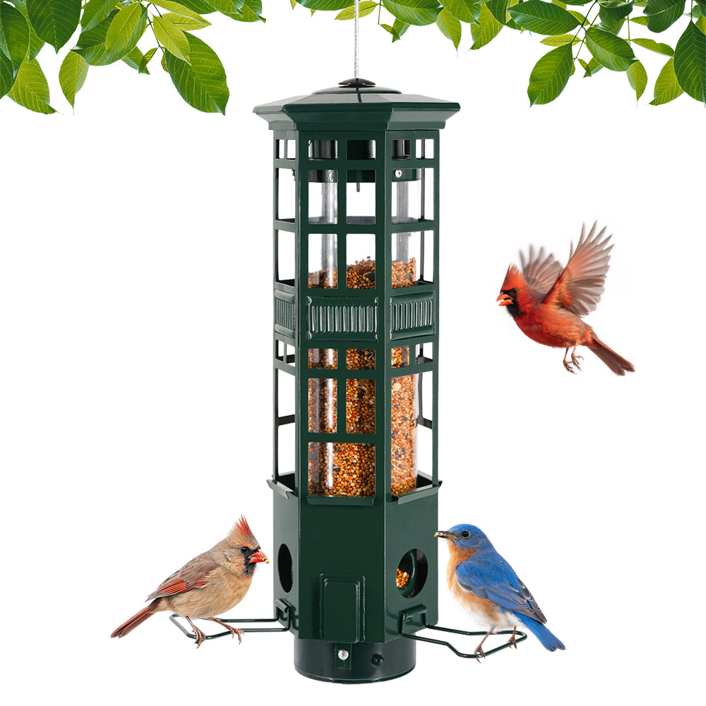 VINGUYS Squirrel Proof Bird Feeder