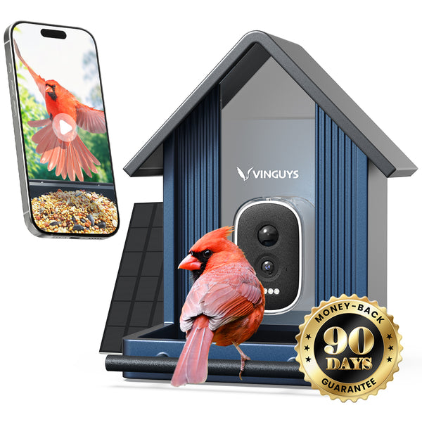 VINGUYS Smart Bird Feeder with Camera V-Feeder Metal