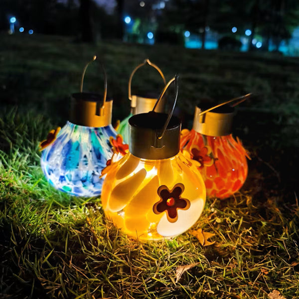 VINGUYS Solar Hummingbird Feeder with Light