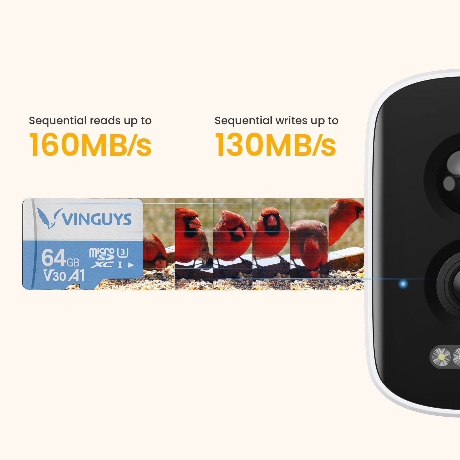 VINGUYS 64GB Micro SD Card