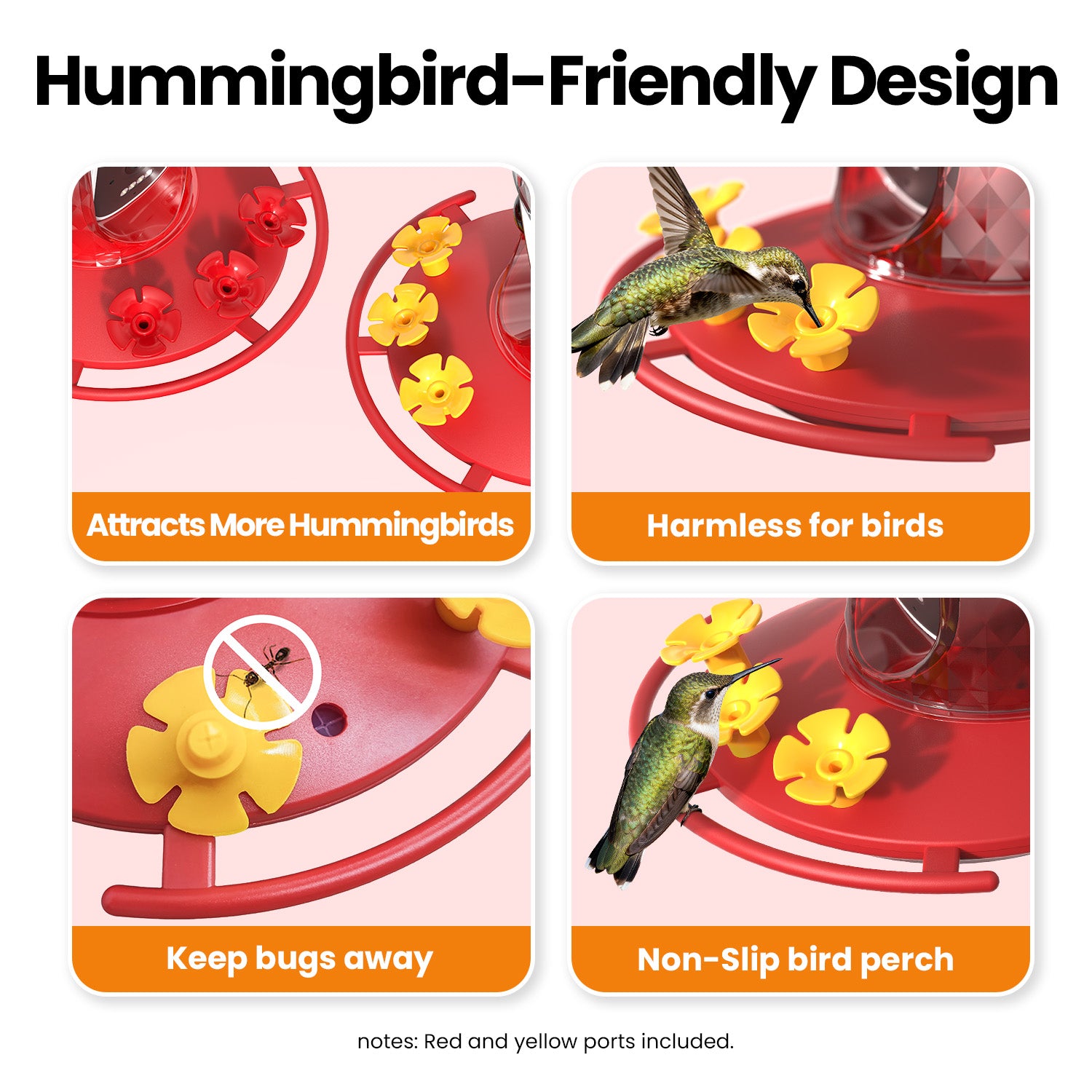 VINGUYS Smart Hummingbird Feeder