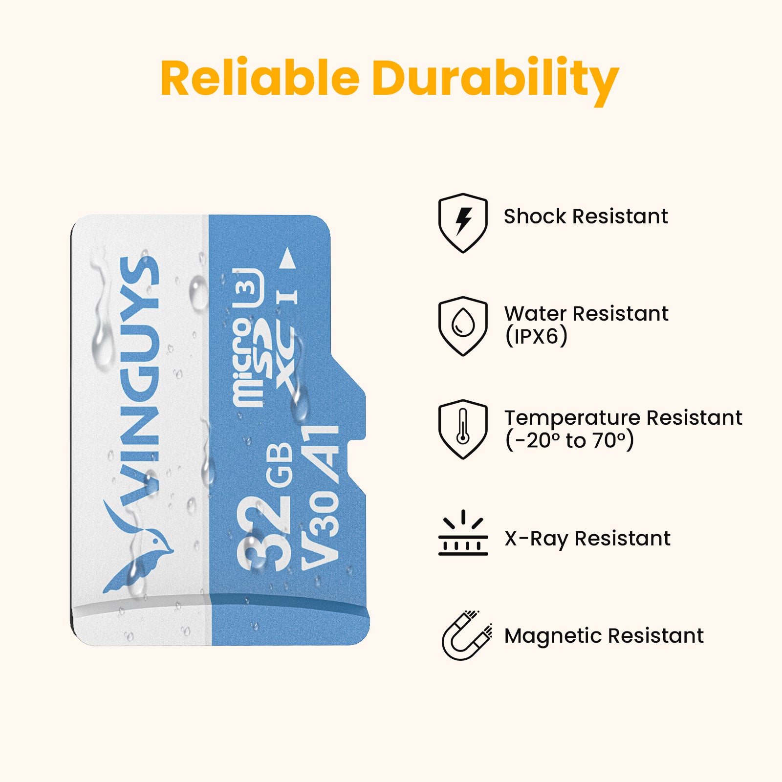 VINGUYS 32GB Micro SD Card