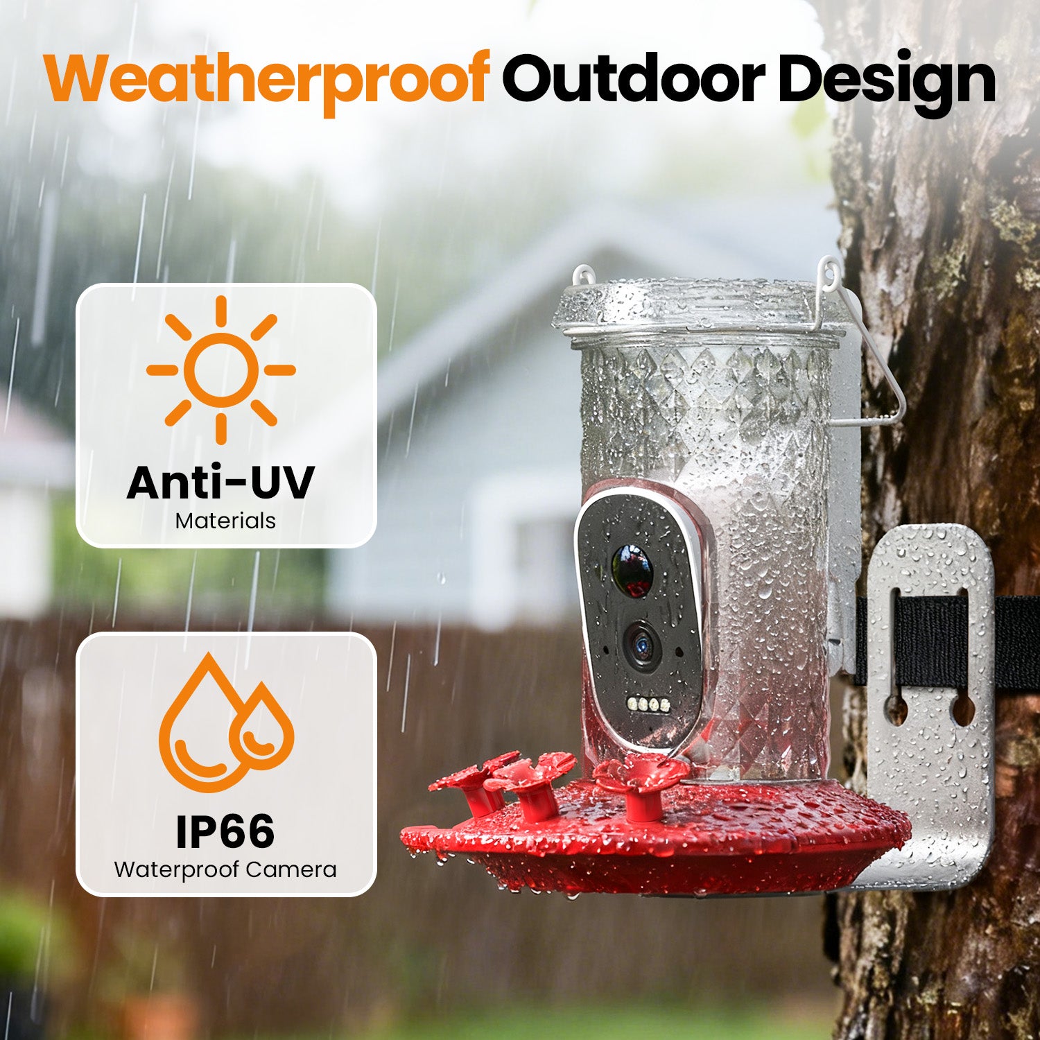 VINGUYS Smart Hummingbird Feeder