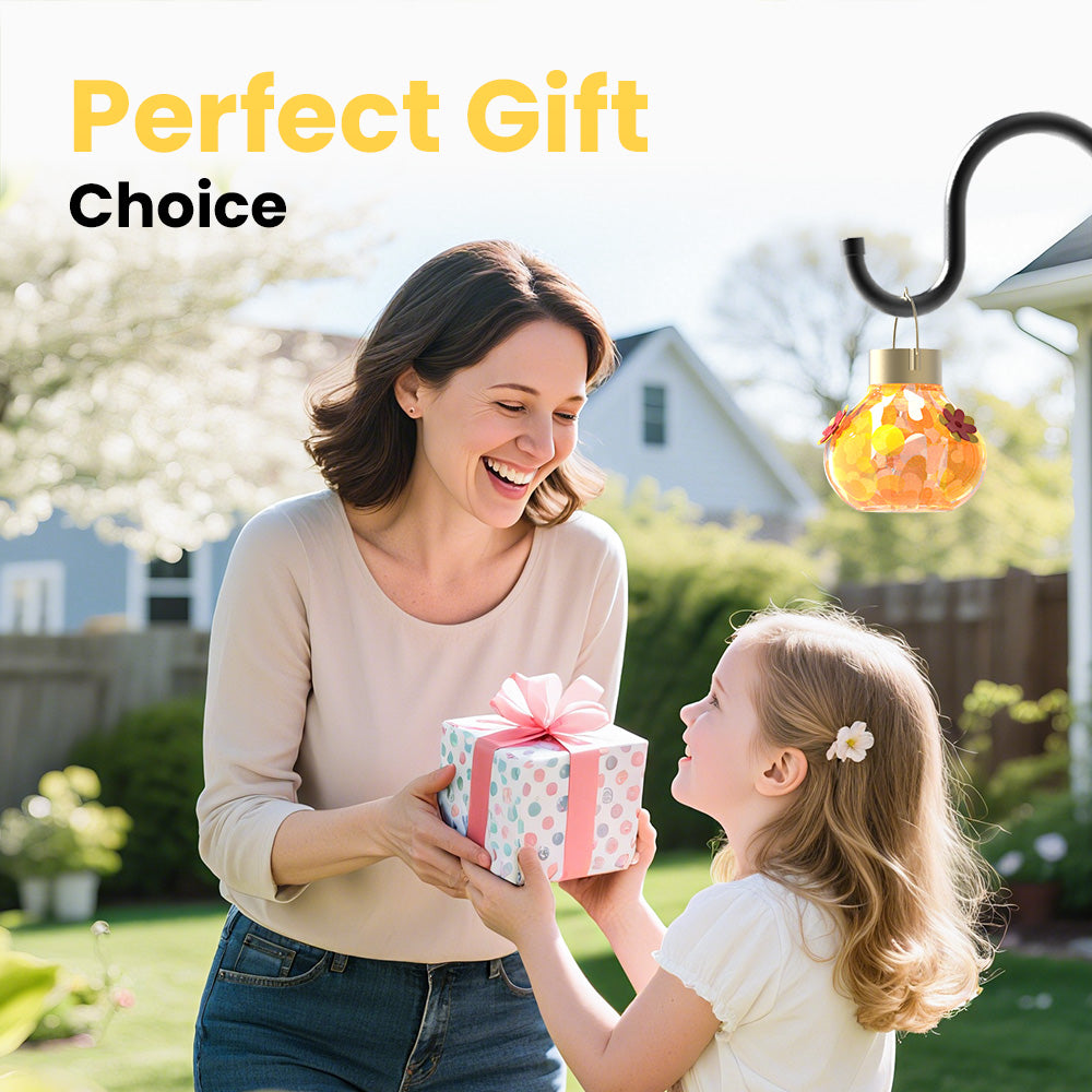 50% OFF TODAY🔥🔥VINGUYS Solar Hummingbird Feeder with Light