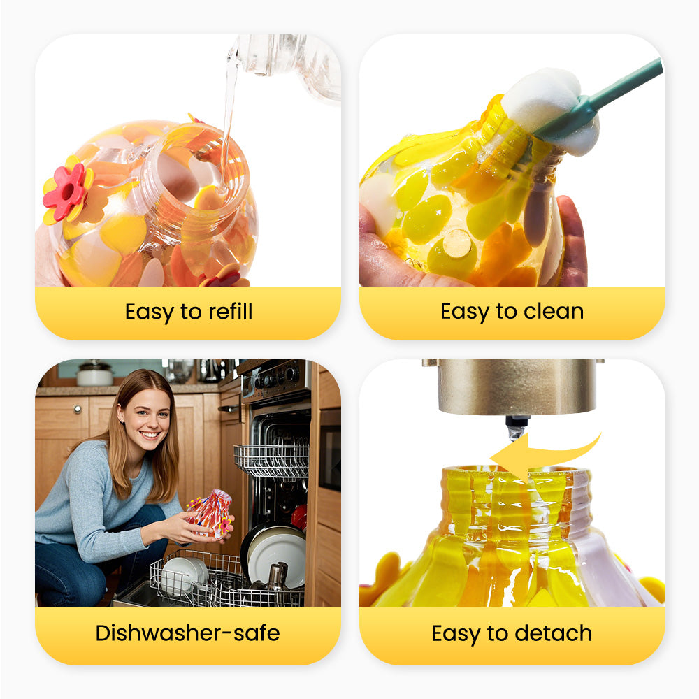 50% OFF TODAY🔥🔥VINGUYS Solar Hummingbird Feeder with Light