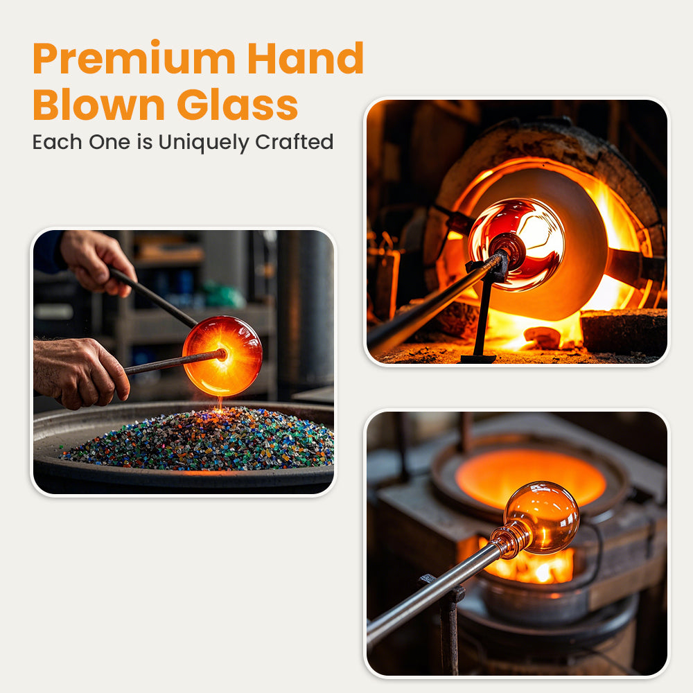 VINGUYS Hummingbird Feeder with Wind Chimes